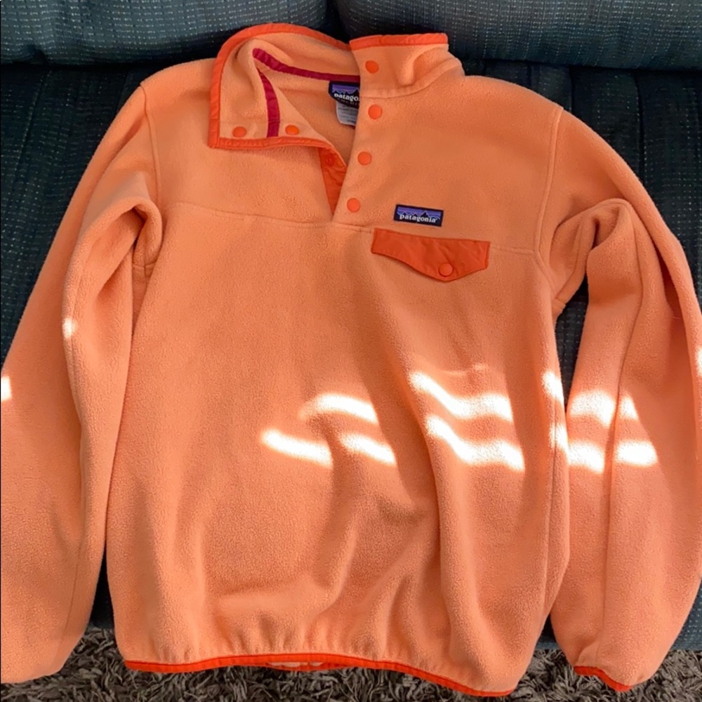 Patagonia orange synchilla